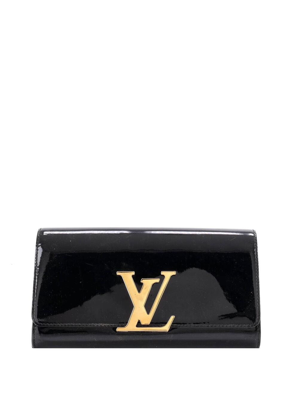 Louis Vuitton Louise Clutch Patent Long #374849L57B